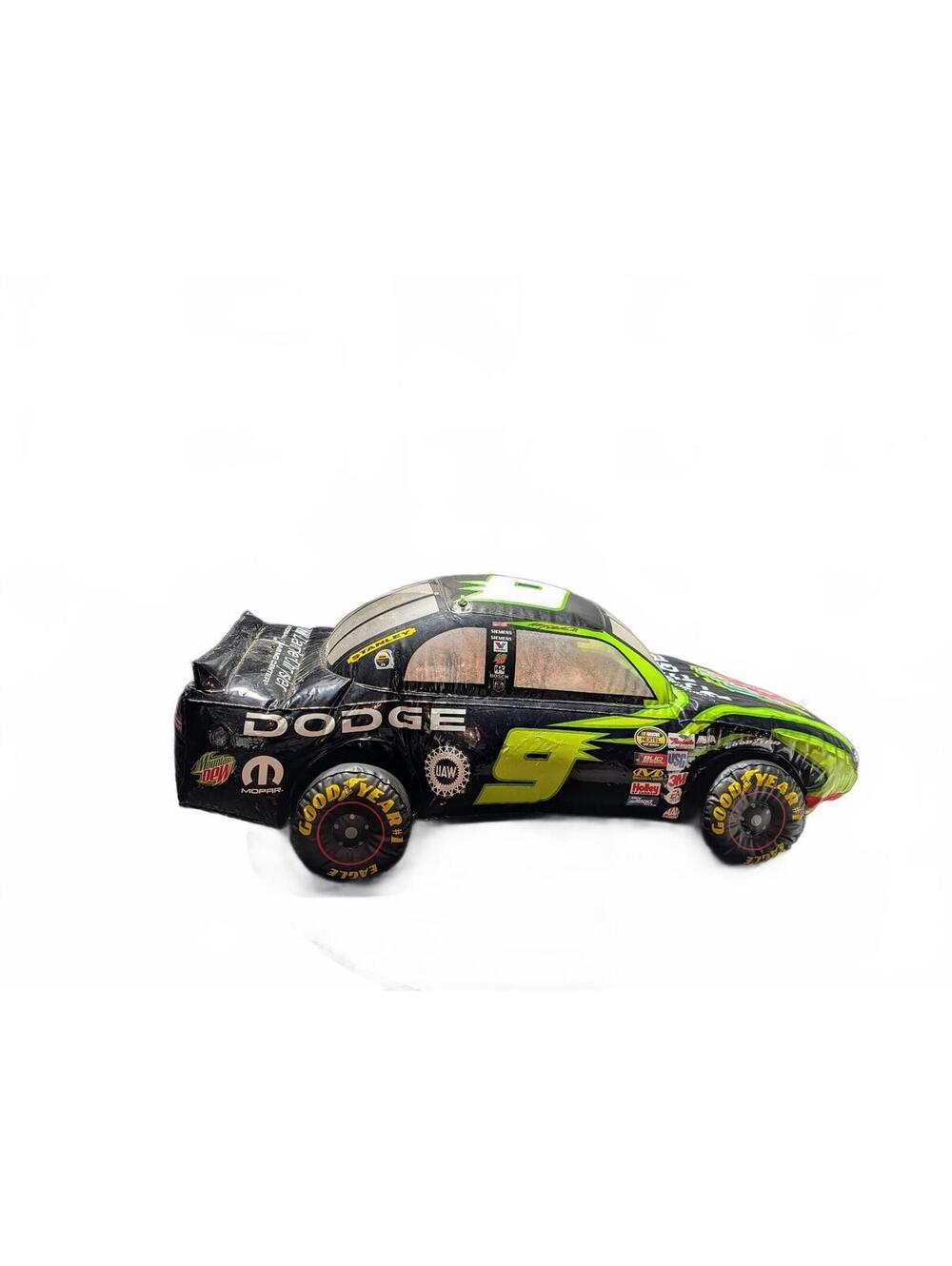 Inflatable Dodge Race Car with Mountain Dew Branding